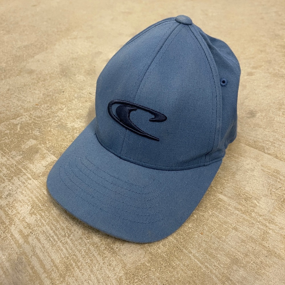 O'Neill Youth Flexfit Hat Blue Embroidered Logo Surf Baseball Cap